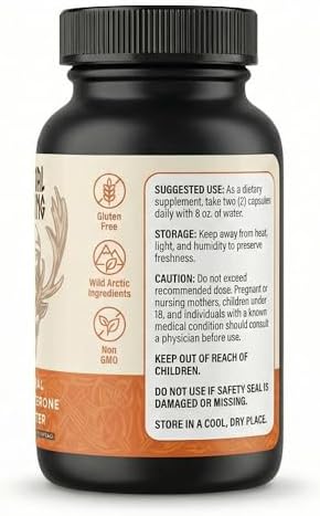 Primal Viking Men Wellness and Vitality Supplement Natural Support Capsules, Primal Viking Men Wellness and Vitality Advanced Formula, Overall Health Wellness, 60 Capsules for 1 Month (Pack of 1) — view 6
