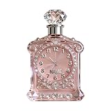 ASD Jewerly Regalo de Botella de Perfume de Cristal Personalizado para Mujeres, impresión Plana 2D Nombre Personalizado Botella de Perfume de Cristal Reloj de Pared decoración del hogar