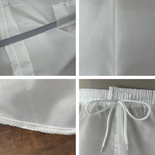 Image of RULTA Women's Crinoline Petticoat Skirt A-line 3-Hoops underskirt suitable for wedding ball dresses bridal Slips Skirt