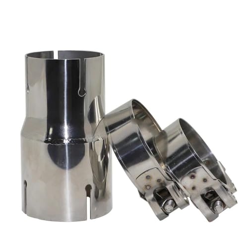 Tubo de escape de coche con adaptador reductor de acero inoxidable resistente a la corrosión 3