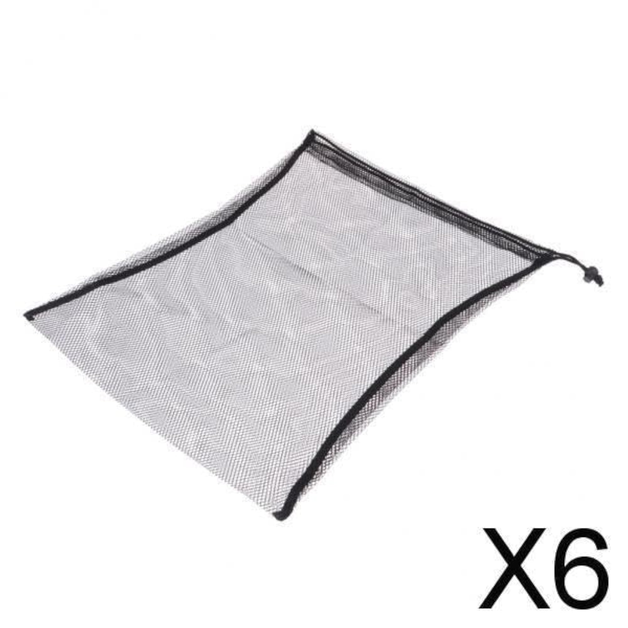 6xDrawstring Sneaker Bag, Vented Mesh Backpack