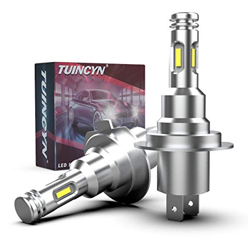 TUINCYN H7 Bombilla de luz antiniebla LED, 3600 lúmenes, chip CSP extremadamente brillante, 80 W, 6000 K, luz antiniebla halógena blanca de repuesto, lámpara de conducción CANBUS DRL, paquete de 2 Cover