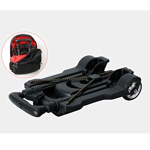 Carretilla plegable portátil con ruedas sólidas 40kg miniatura 5