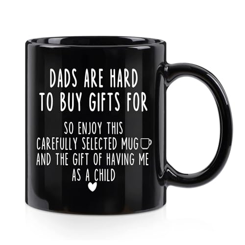 Comparison: What Is The Best Microwave To Buy 9 Jmugmt Dads Are Hard To Buy Gifts For Mug, Birthday Christmas Gifts for Dad from Daughter Son, 11OZ Black