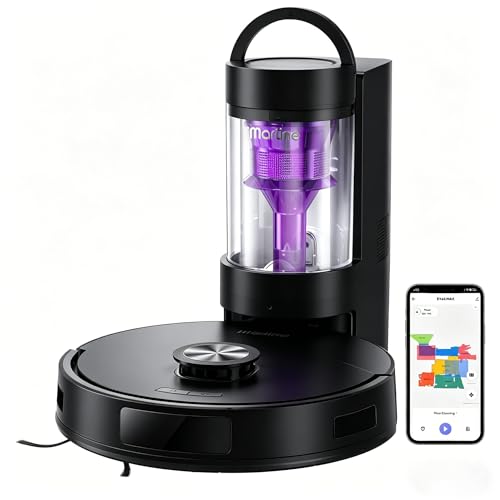 Image of Robot Vacuum and Mop Combo, Robot Vacuum Cleaner with Bagless Self Emptying Station, 18000Pa Suction, LiDAR Navigation, ideal for Pet Hair, Carpet & Hard Floor, Compatible with App /Alexa /Voice Control