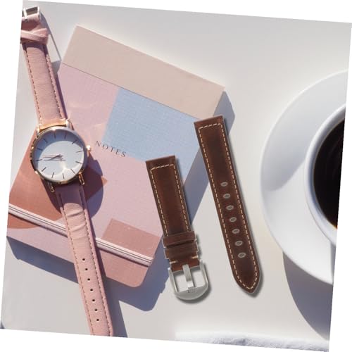 Bracelet Healvian rétro en cuir de vachette véritable avec sangle ajustable - 5