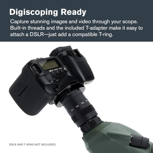 Celestron 52306 Regal M2 100ED Spotting Scope Telescope, Green