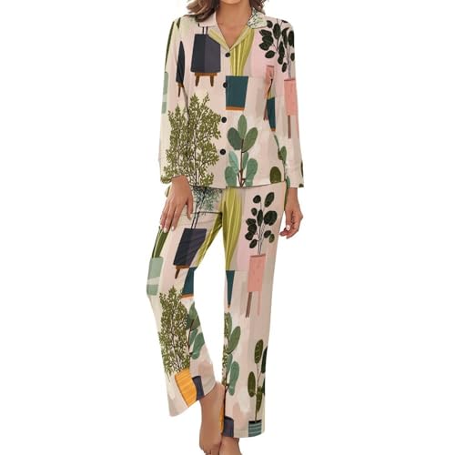 Pyjama femme 2 pièces imprimé bohème douceur et sérénité nocturne