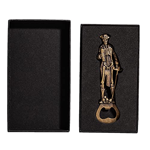 Pirate Skeleton Skull Beer Bottle Opener,Wine Opener Barware For Men, Husband, Dad, Boyfriend #TOP1