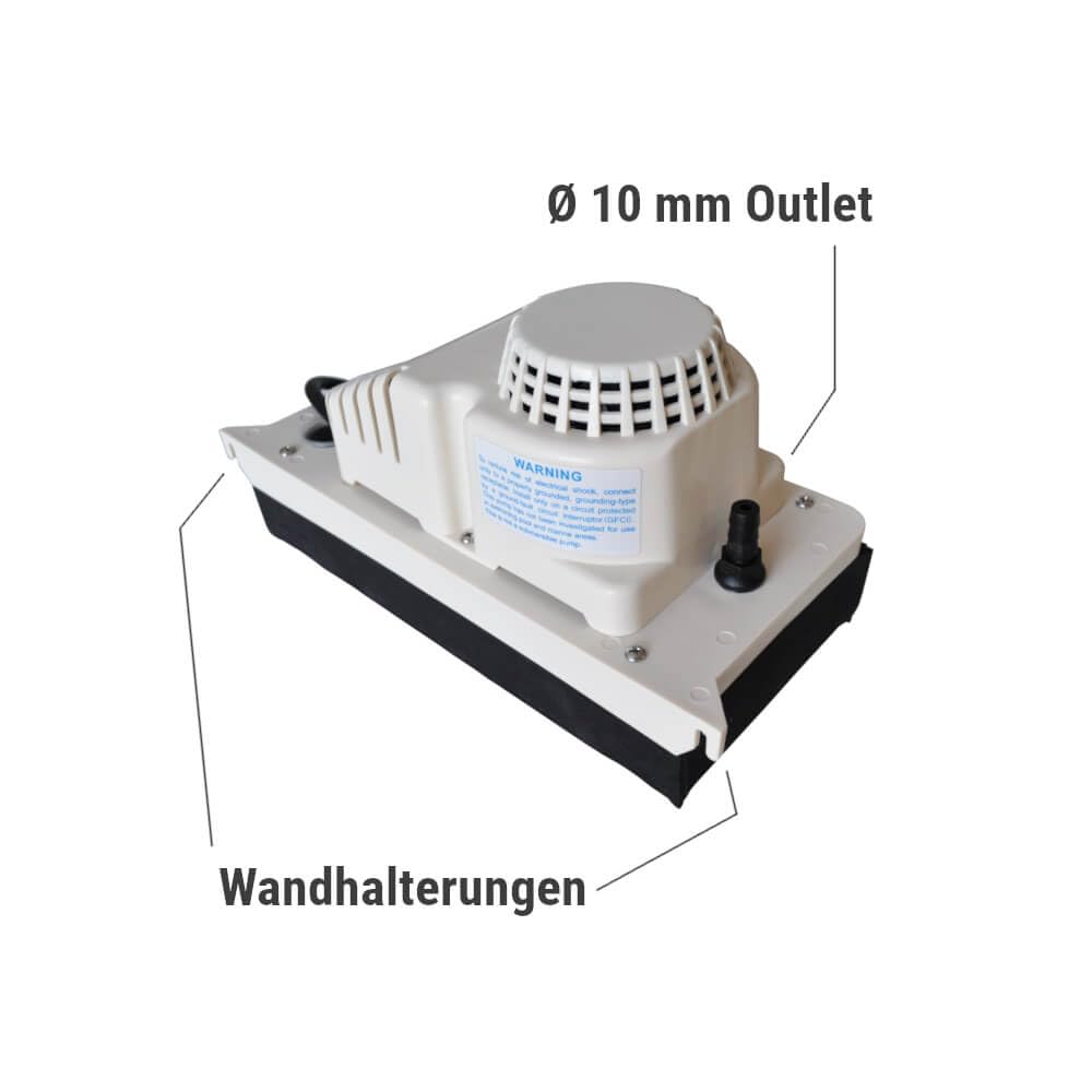 HWS RS300 Kondensatpumpe für Bautrockner, Luftentfeuchter, Klimageräte