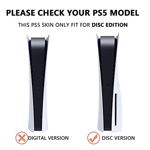 Anime P-S 5 Skin For Disc Version Scratch Proof Wearproof Vinyl Sticker Decal Cover For P-S5 Cd Edition Console And Controller #TOP5