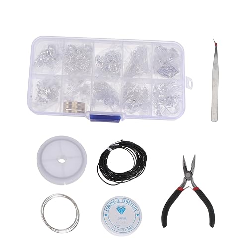 Kit de joyería para manualidades con herramientas que facilitan el diseño de aretes