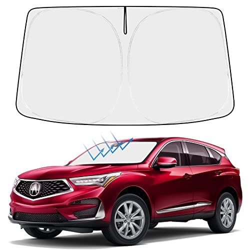 Proadsy Windshield Sun Shade Custom Fit Acura RDX 2019-2024 2025 2026 4-Layer Foldable Front...
