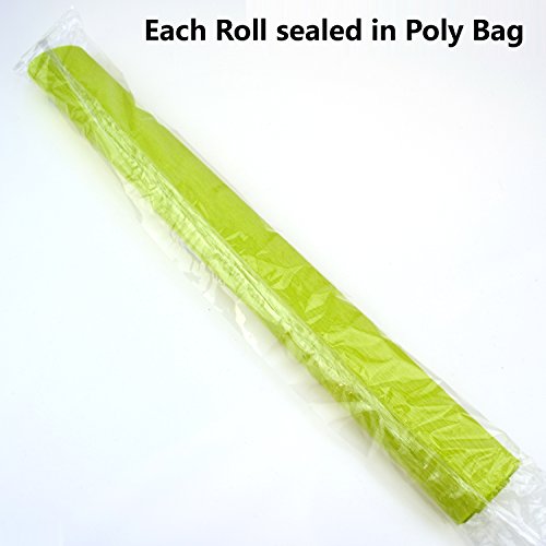 Rouleau de papier crépon à forte élasticité | Lot de 2 bobines souples de 42 couleurs