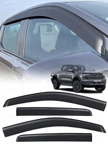 Déflecteurs d'air Ford Ranger Raptor T9 pour rouler vitres ouvertes sous la pluie