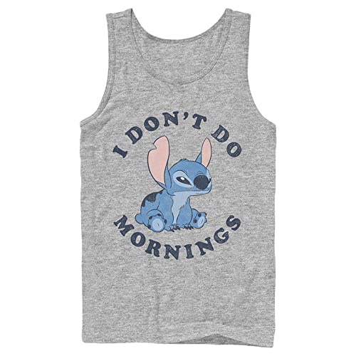 Débardeur homme Lilo & Stitch bleu clair vêtement d'été confortable à motif d'humour