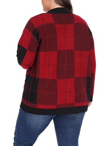 Image of Shiaili Warm Plus Size Sweater Coats Soft Stretched Cardigan for Women