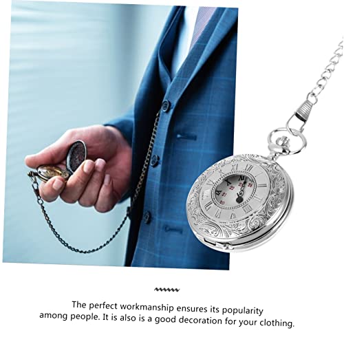 CIMAXIC Relógio De Bolso Com Algarismos Romanos Relógios Masculinos Colar Masculino Natal Retro Reló