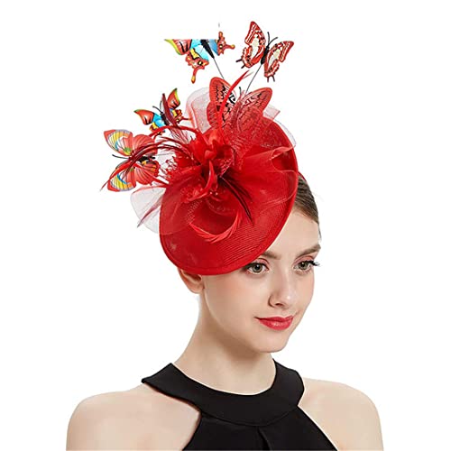 Casquette épingle à cheveux jaune pour invitée de mariage chic