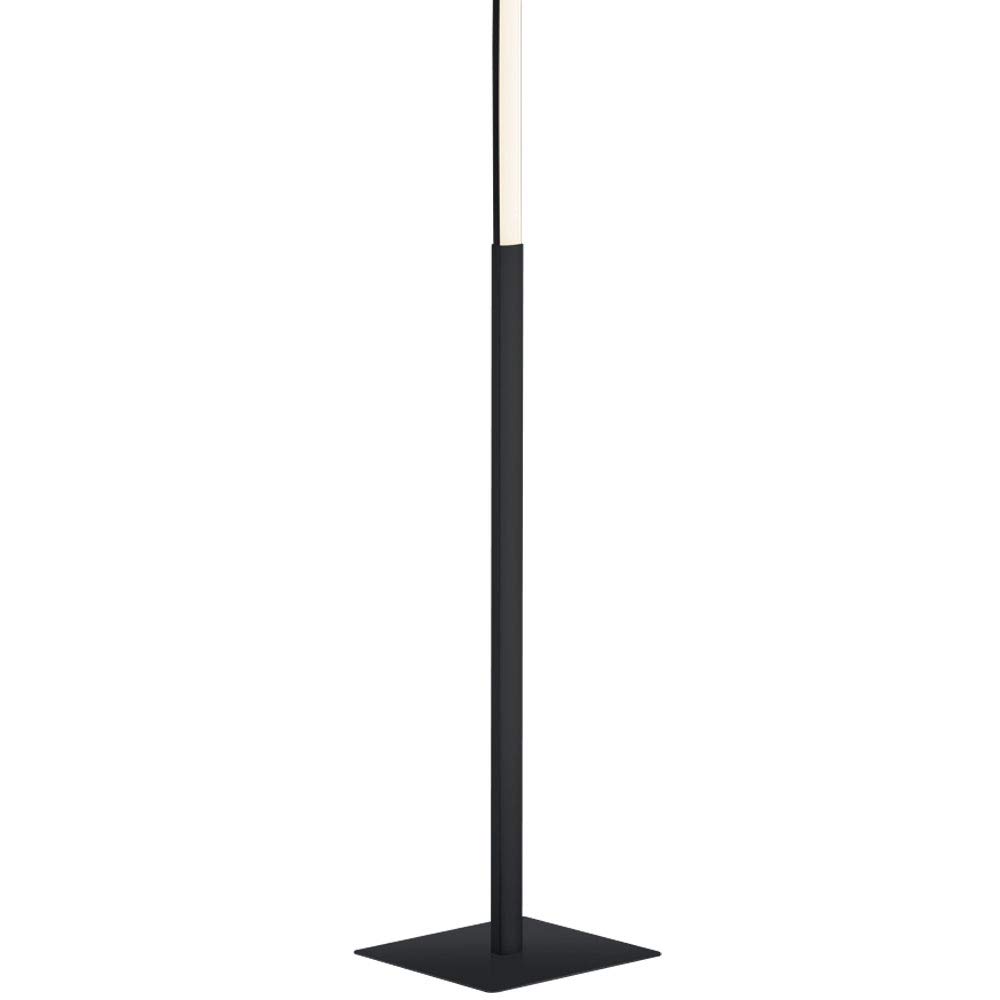 Reality Leuchten, lampada da terra LED Course, R42051132, in metallo, con LED da 11 Watt, dimmer switch, nero opaco