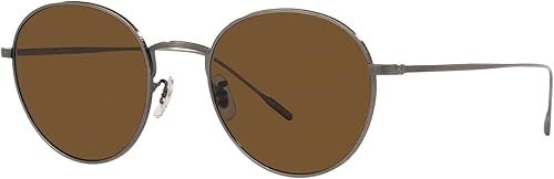 Oliver Peoples 0OV1306ST Altair 525457 Gafas de sol polarizadas plateadasmarrones antiguas, marrón, blanco, (True Brown)