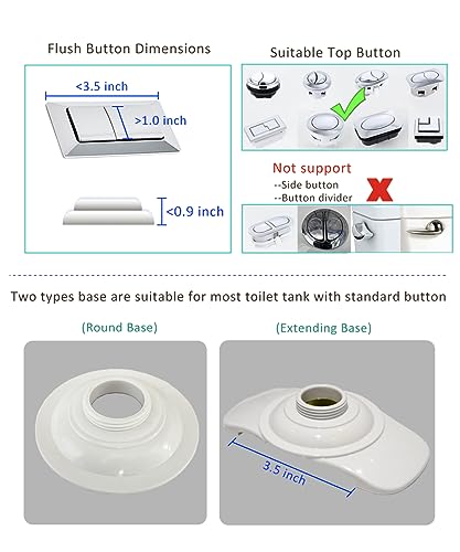 Greatyyt HK-2000 Touchless Toilet Flusher,Infrared Sensor Automatic Toilet Flusher thumb #5