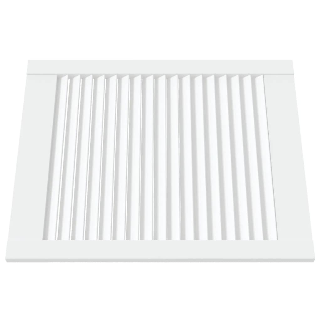Genérico Puerta de Armario de Lamas Madera Pino Blanco 61,5x49,4 cm,Bricolaje,Accesorios de Bricolaje,Ferretería para armarios,Puertas de armarios-151154