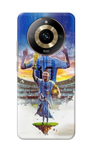 Image of Printed Hard Back Cover for Realme Narzo 60 5G Back Cover (Famous Football Player -J2) -190724(EA)