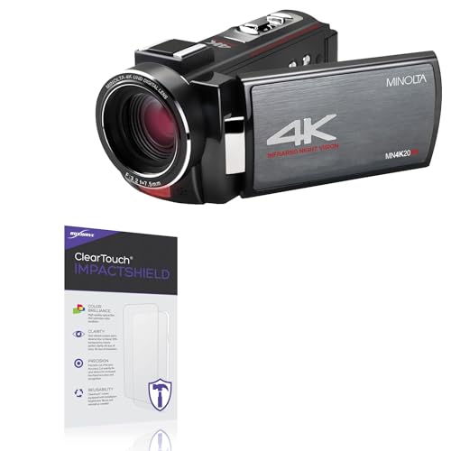 BoxWave Screen Protector Compatible with Minolta MN4K20NV - ClearTouch ImpactShield (2-Pack), Impenetrable Screen Protector Flexible Film