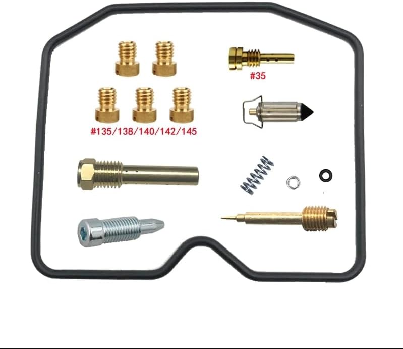 KVF300 Prairie 300 4x4 1999-2002 Carburetor Repair Kit QUAD KVF300-A KVF300-B plunger diaphragm float part (repair kit,float,plunger)