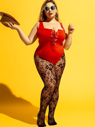 6 Pairs Halloween Fishnet Stockings Women Lace Tights Patterned Fishnet Thigh High Waist Goth Leggings Pantyhose2