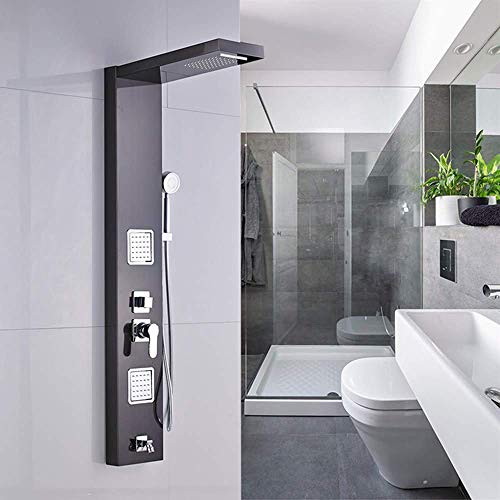 Système de douche cascade en bronze huilé ORB au design rétro - 2