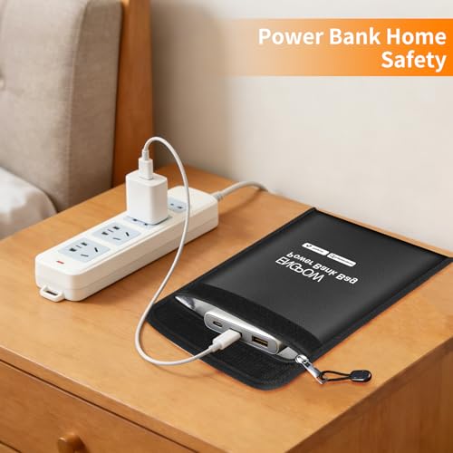 Bolsa de viaje para teléfono y cables organizadora e ignífuga 7
