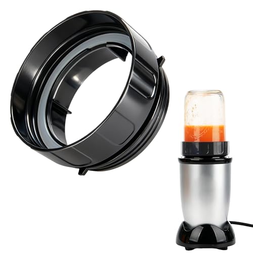 Adapter for Magic Bullet Blender And Ball Wide-Mouth Mason Jar - Blend Directly in a Mason Jar Replace Plastic Cup-Accessory for 250 Watt Magic Bullet Blender