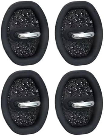 Cubierta para Cerradura de Puerta de Coche para Tesla Model S Model X Model 3 Model Y,Silicona Protección para Cerradura de Puerta Accesorios Coche