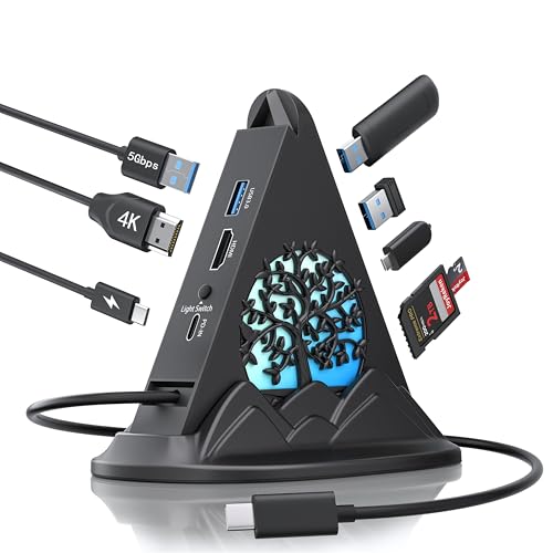 Hub USB C Multiport avec puissance PD 100W et affichage HDMI 4K