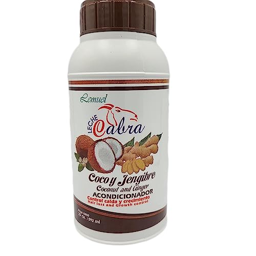 Lemuel Leche Cabra Coconut and Ginger Conditioner For Hair Loss 16oz