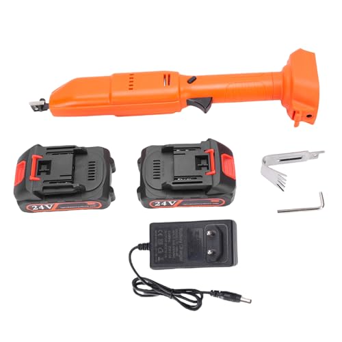 Cava de Excavación Eléctrica Inalámbrica, 2500 RPM Cultivador de Jardín de Mano Manganeso Hojas de Acero Excavador de Suelo Adecuado para Jardín de Césped de (Enchufe de la UE)