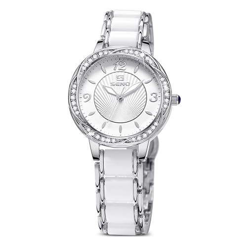 dirocoro Fashion Women Watch Lightweight Adjustable Straps Classic Ladies Watches Business Watches for Women Casual Quartz Watch Ladies Lovely Wrist Watch White dirocoro Fashion Women Watch Lightweight Adjustable Straps Classic Ladies Watches Business Watches for Women Casual Quartz Watch Ladies Lovely Wrist Watch White