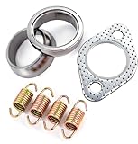 Riyitauto Exhaust Muffler Gasket Sea Spring Rebuild Kit for Polaris Sportsman 400 450 500 Ranger...