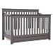 DaVinci Piedmont 4-in-1 Convertible Crib with Toddler Rail, Slate