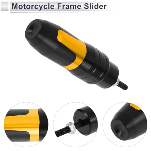 Cadre de protection pour roue de moto en alliage d'aluminium doré 185 mm - 5