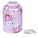 New English Teas Vintage Floral Tea Tin in Lavender with 240 English Afternoon Teabags for Tea Lovers, Cottage Core