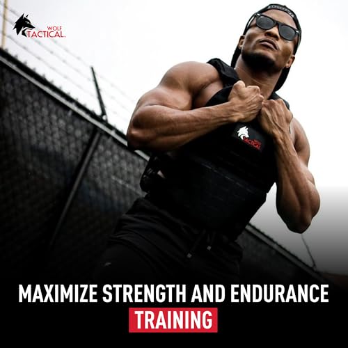 WOLF TACTICAL Weight Vest Plates - 5.75/8.75/14.5/19.75LB Pairs - WODs, Strength Training, Running, Heavy Workouts - Image 6
