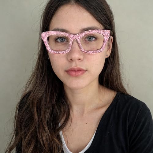 Image of 3 pack style Spring hinge Readers Blue Light Blocking Computer Square Reading Glasses for Women Men (Bdiamond, 2.0)