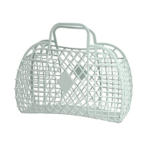 Bame rand 1 Stück Jelly Bag für Kinder Strandtasche Holiday Girls' Fashion Plastic Jelly Purse für Strand, Urlaub, Einkaufen, Reisen Cover