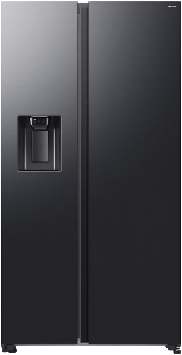Samsung RS70F65KEF/EF Réfrigérateur Côte à Côte 635L Distributeur Eau Glaçons WiFi AI Energy Total No Frost SpaceMax Anthracite Classe E