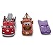 Disney Store Official Cars Figure Set – 9 Fully Sculpted Disney Figures Including Lightning McQueen, Tow Mater & More in Double-Tiered Box with Scenic Backgrounds