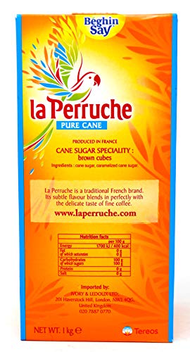 La Perruche Rough Sugar Cubes Brown (1kg)