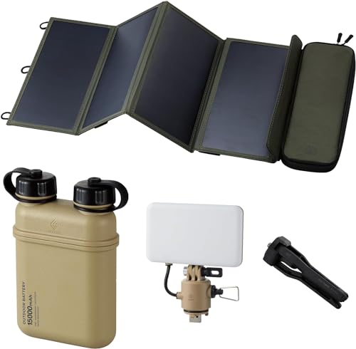 Power Bank Outdoor 15000mAh con Panel Solar y Luz LED